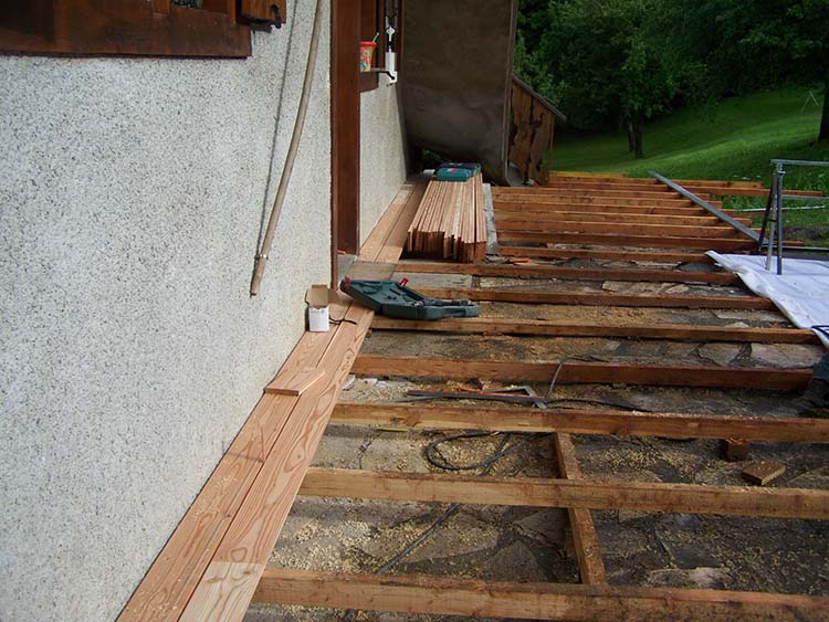 Terrasse en bois Haute-Savoie